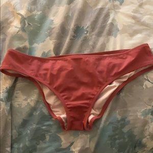 Dark pink bathing suit bottoms